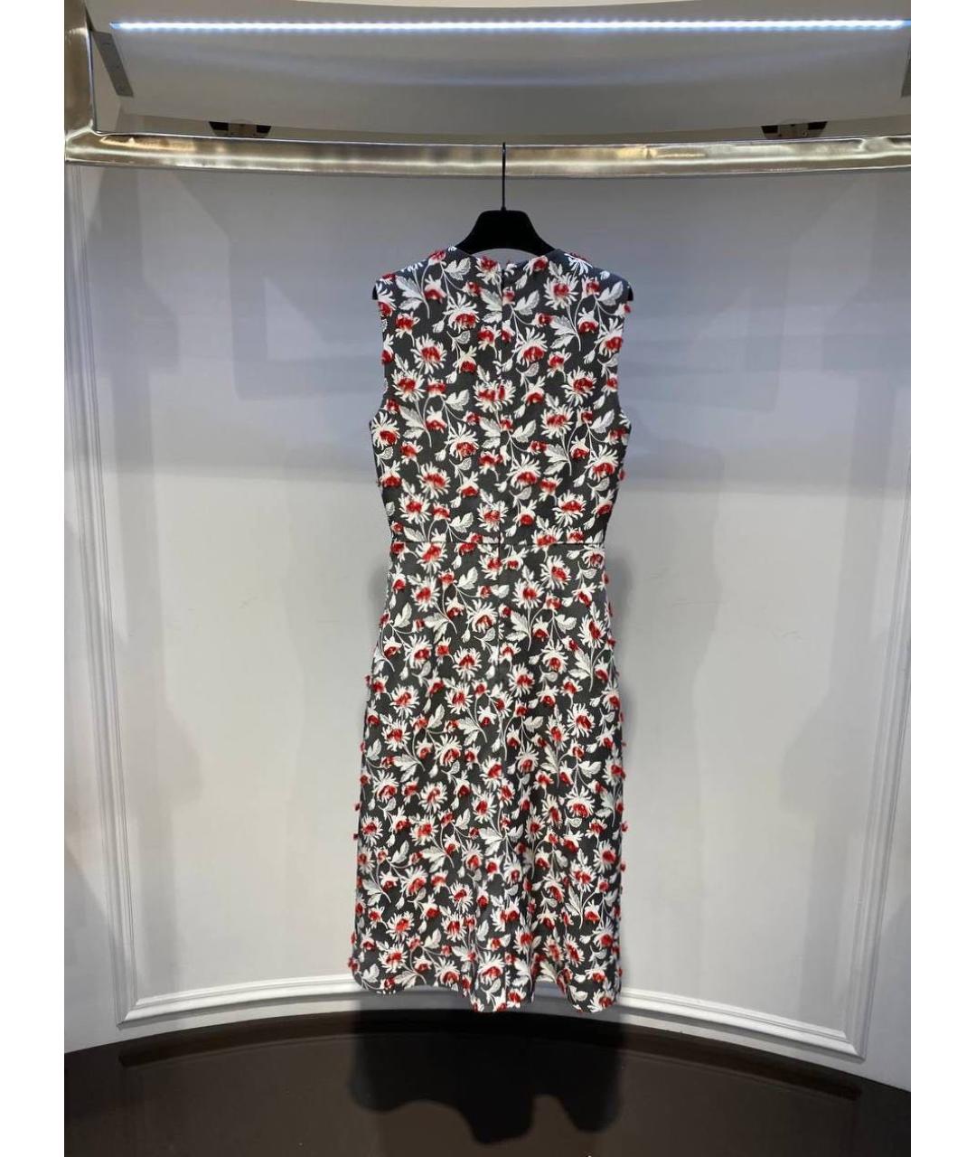 BALENCIAGA Мульти хлопковое повседневное платье, фото 3