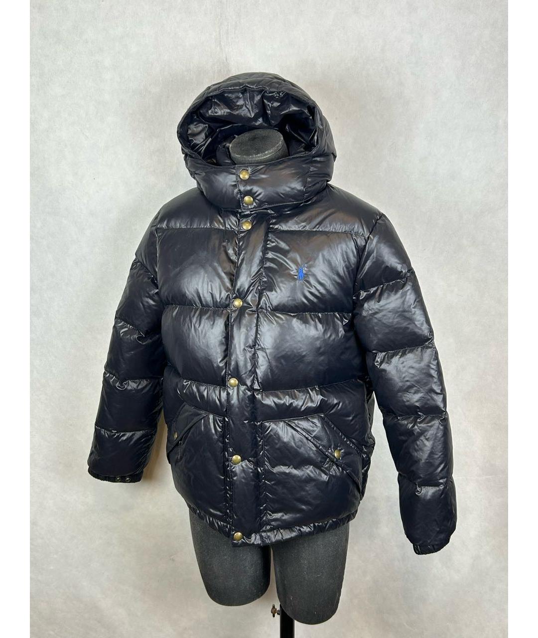 POLO RALPH LAUREN Черный пуховик, фото 4