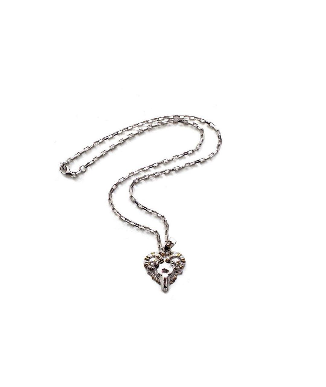 DOLCE&GABBANA Серебрянный металлический кулон, фото 1