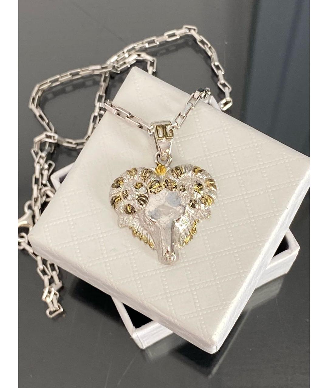 DOLCE&GABBANA Серебрянный металлический кулон, фото 7