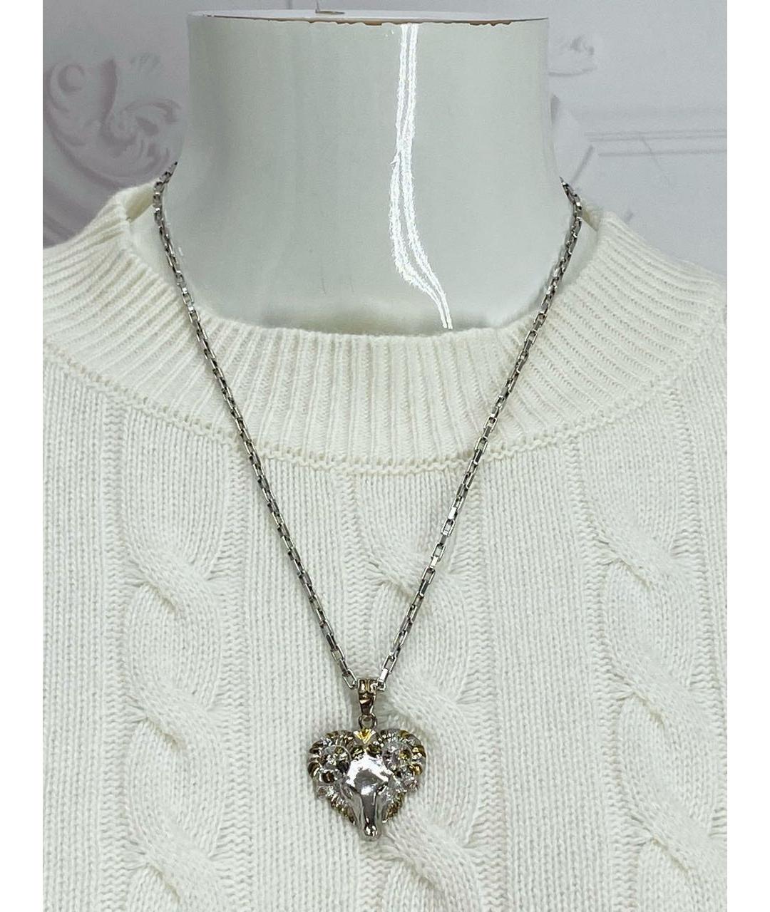 DOLCE&GABBANA Серебрянный металлический кулон, фото 5