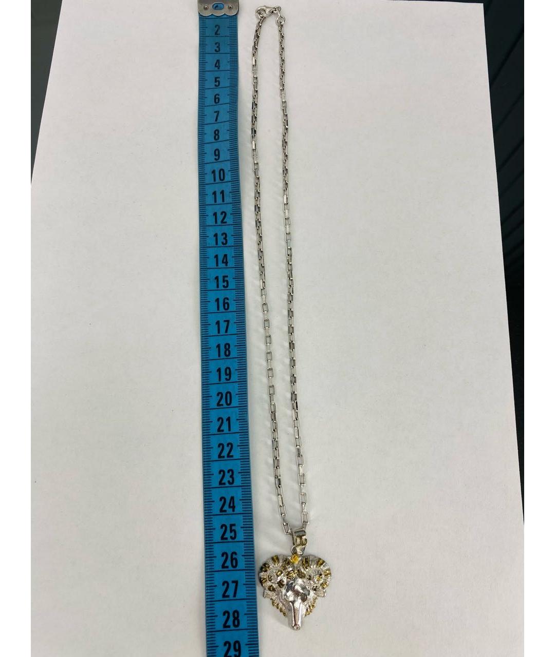 DOLCE&GABBANA Серебрянный металлический кулон, фото 6