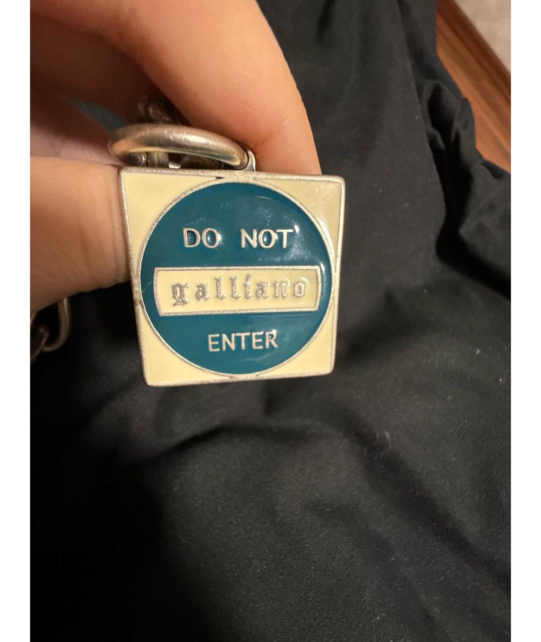 JOHN GALLIANO Серая металлическая цепочка, фото 2