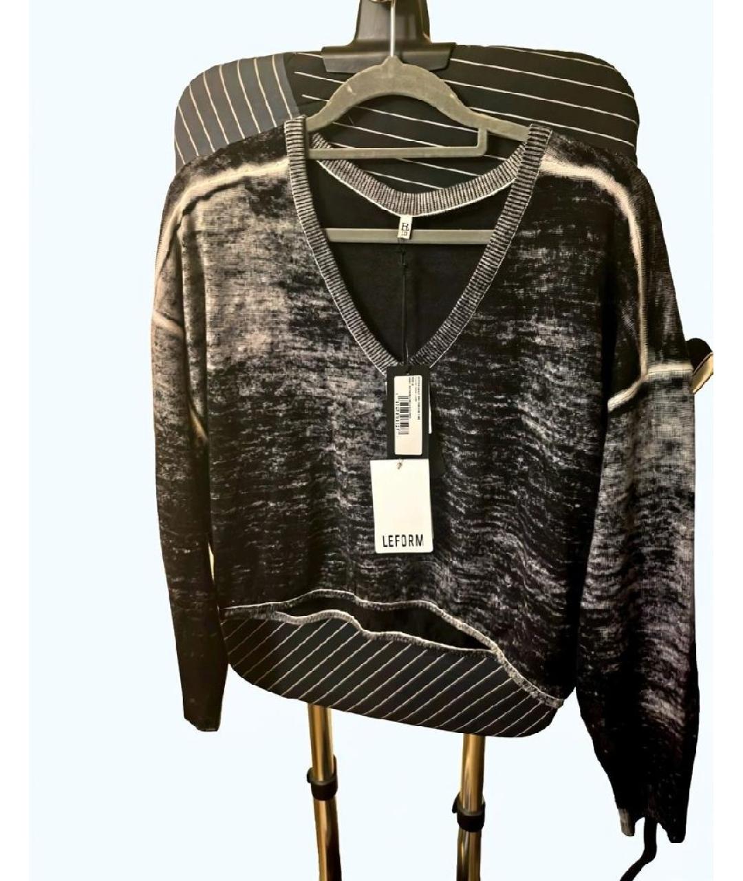 R13 Черный шерстяной джемпер / свитер, фото 5