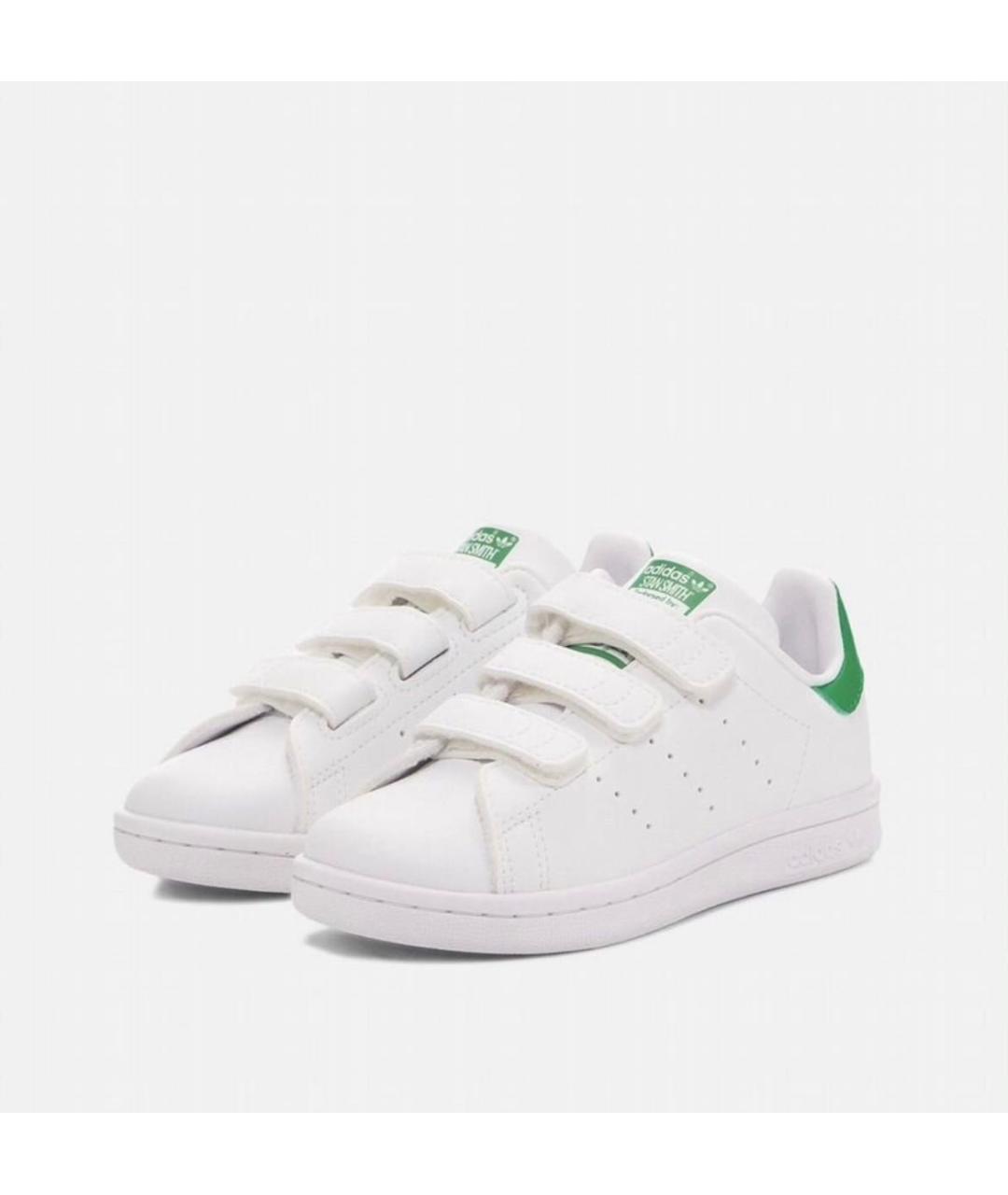 ADIDAS Белые кожаные кеды, фото 4