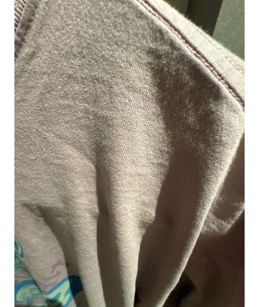 TAKASHI MURAKAMI Коралловая хлопковая футболка, фото 4