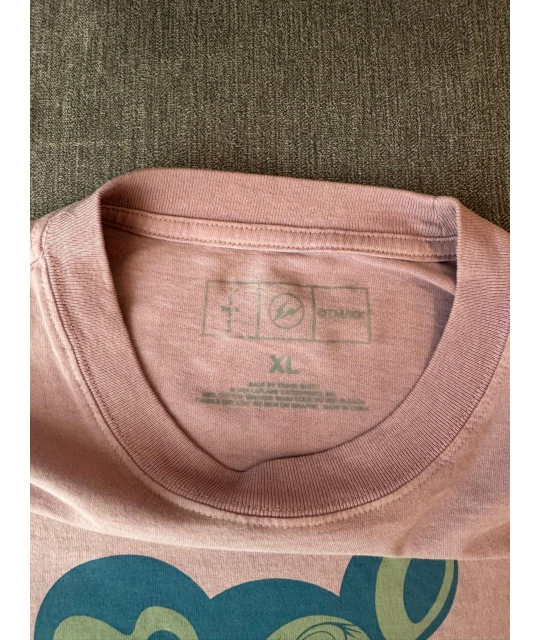 TAKASHI MURAKAMI Коралловая хлопковая футболка, фото 3