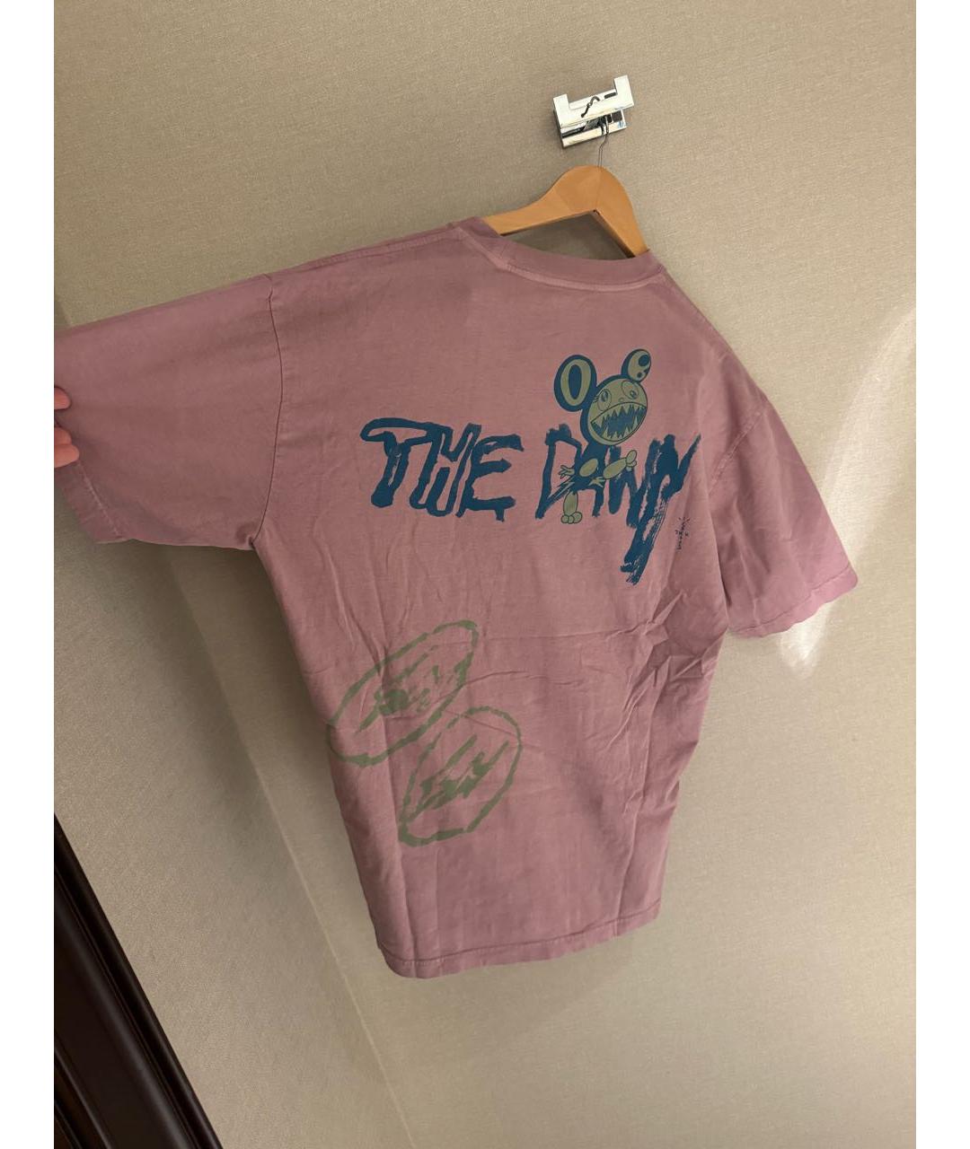 TAKASHI MURAKAMI Коралловая хлопковая футболка, фото 6