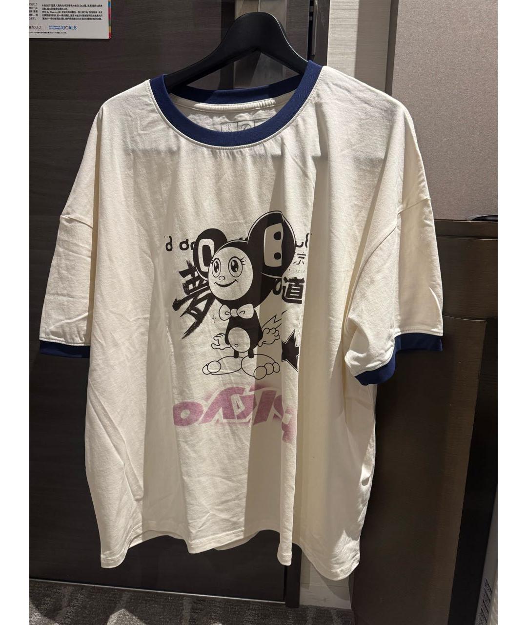 TAKASHI MURAKAMI Белая хлопковая футболка, фото 5