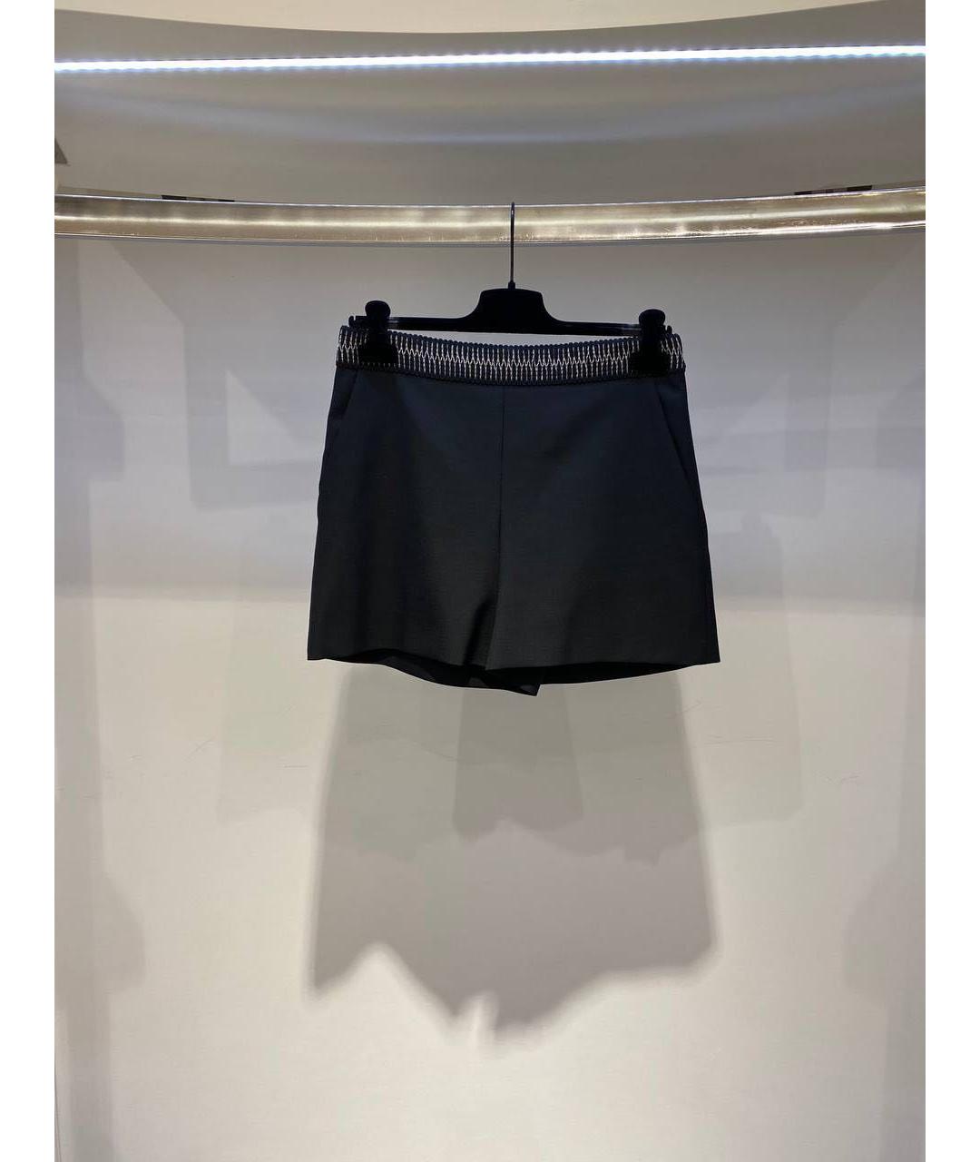 BALENCIAGA Черные хлопковые шорты, фото 2