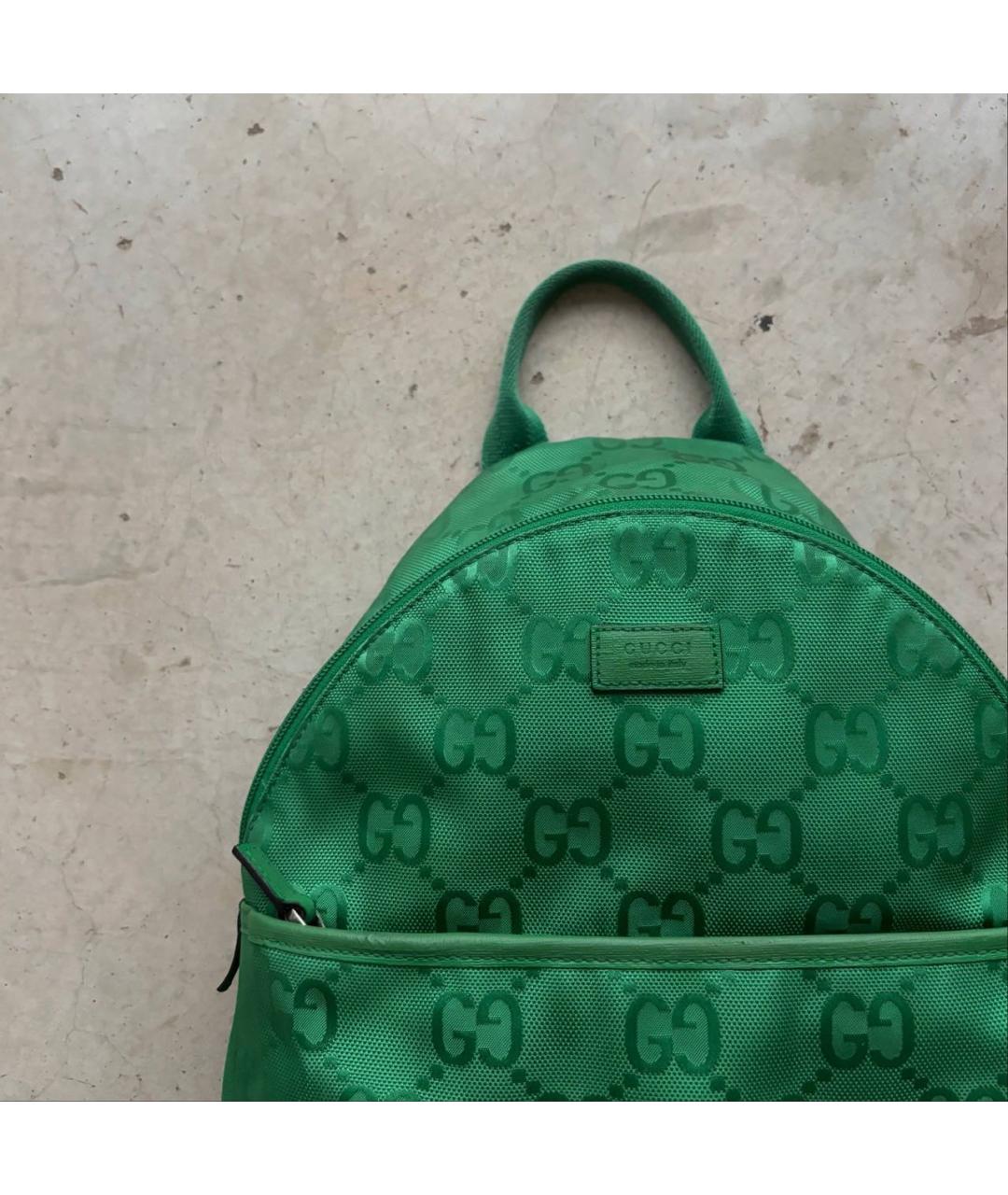 GUCCI Зеленый рюкзак, фото 3