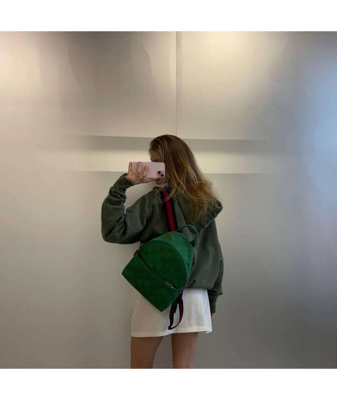 GUCCI Зеленый рюкзак, фото 8