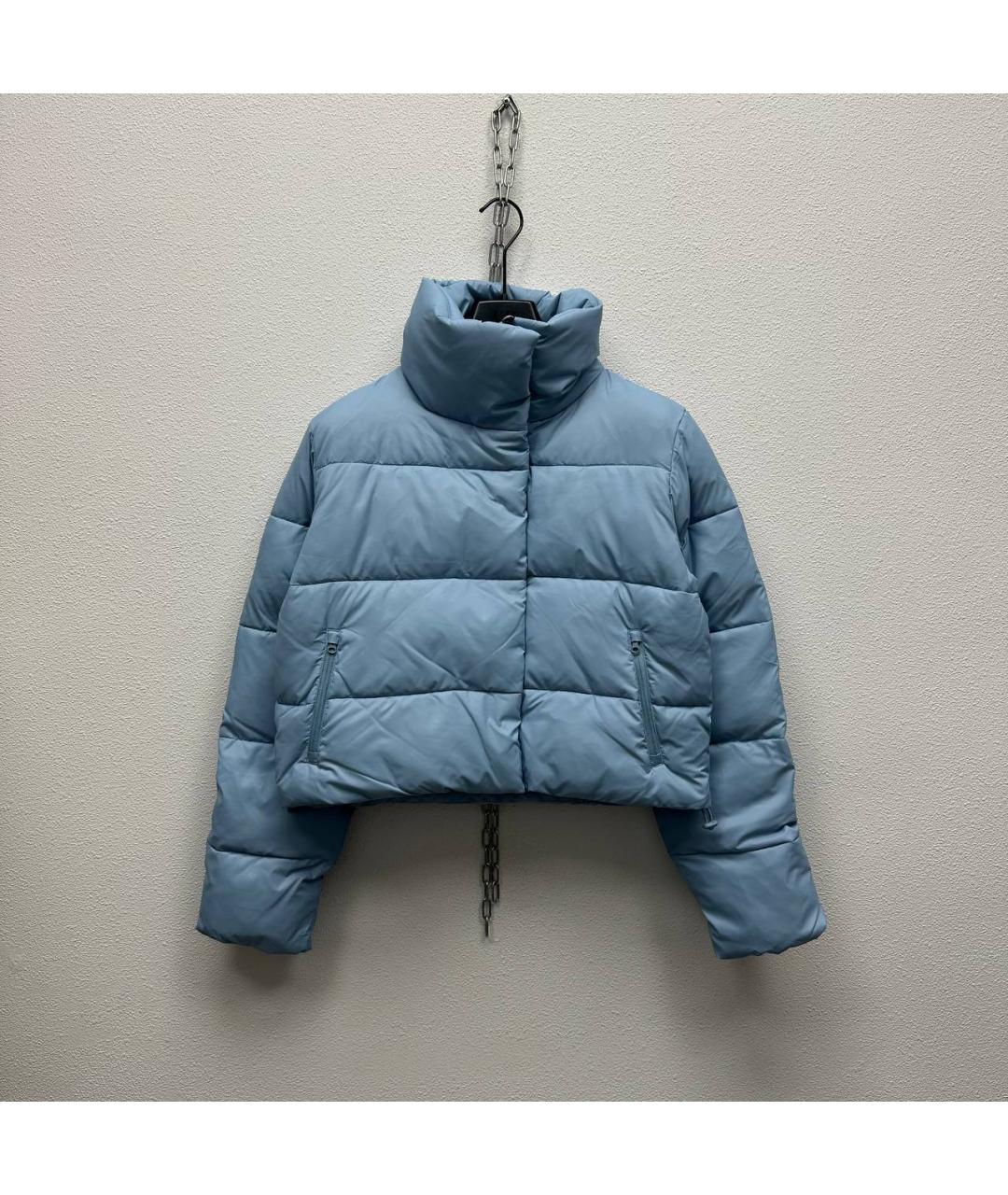 ALO YOGA Голубой полиамидовый пуховик, фото 6