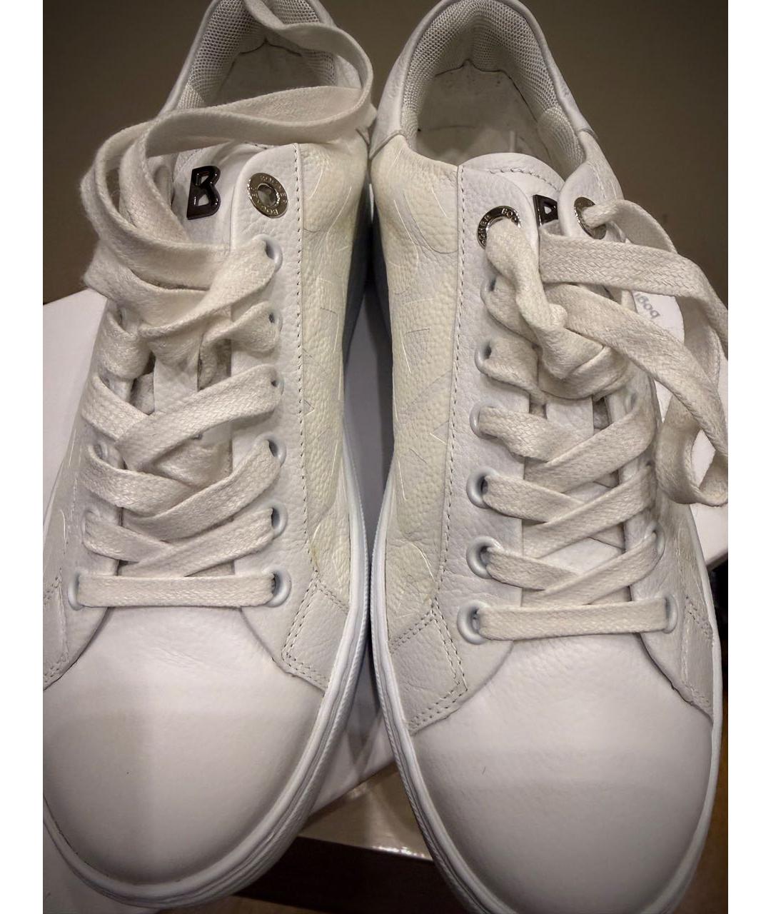 BOGNER Белые кожаные кеды, фото 2