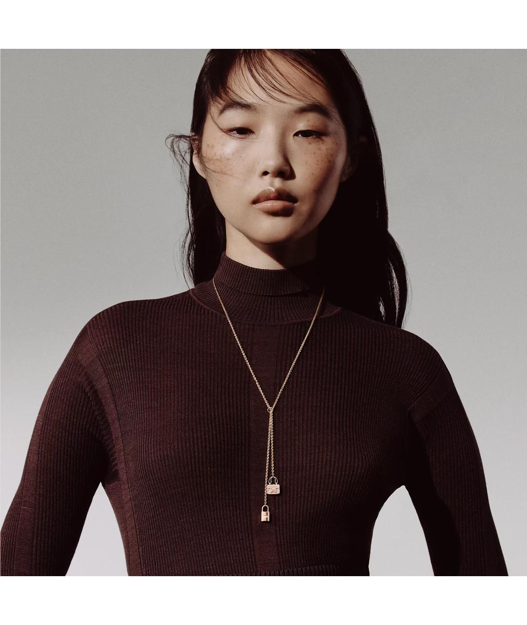 HERMES Золотое колье из розового золота, фото 2