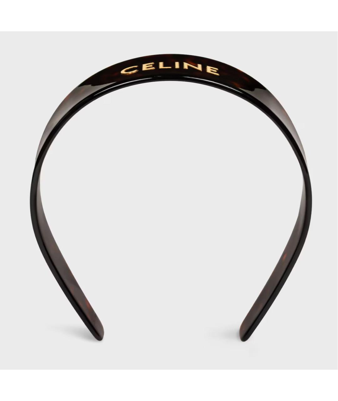 CELINE Черная диадема, фото 4