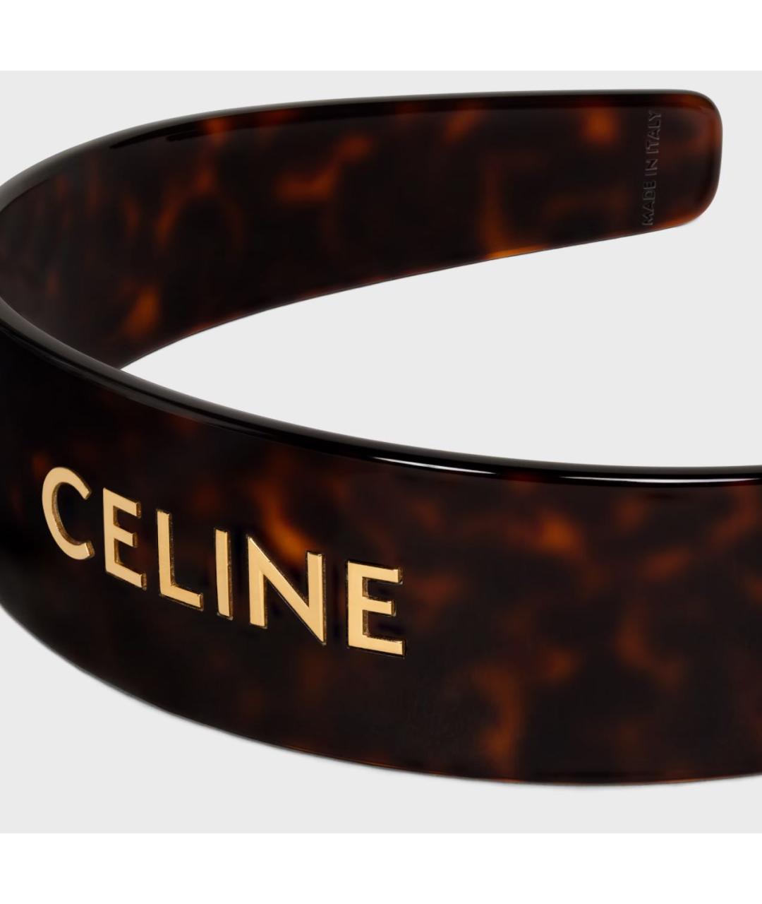 CELINE Черная диадема, фото 3