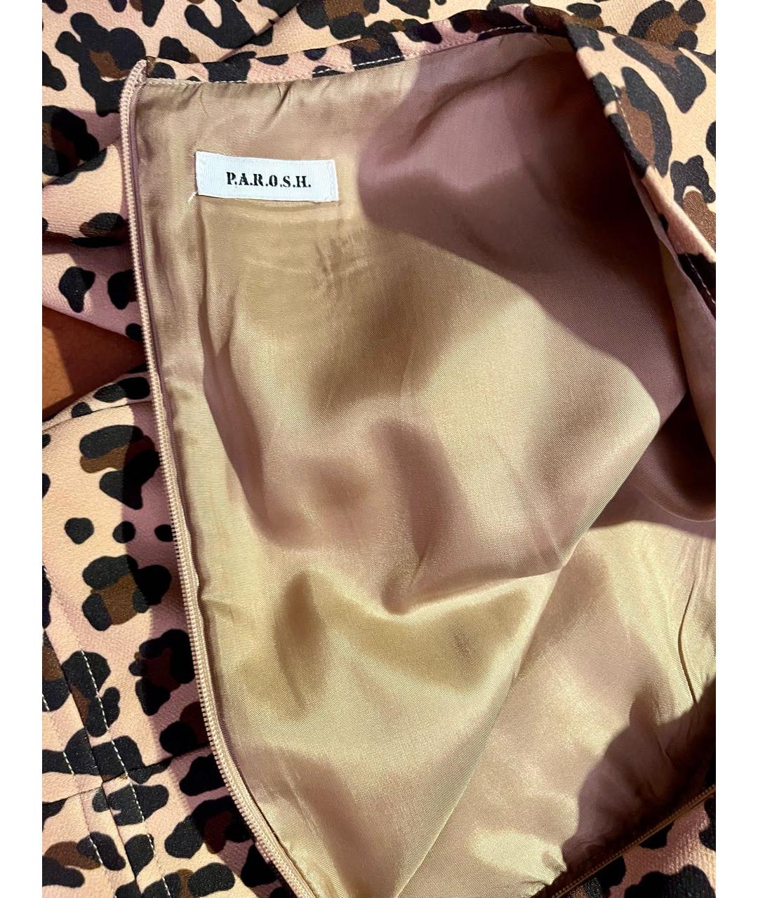 P.A.R.O.S.H. Мульти креповое повседневное платье, фото 3