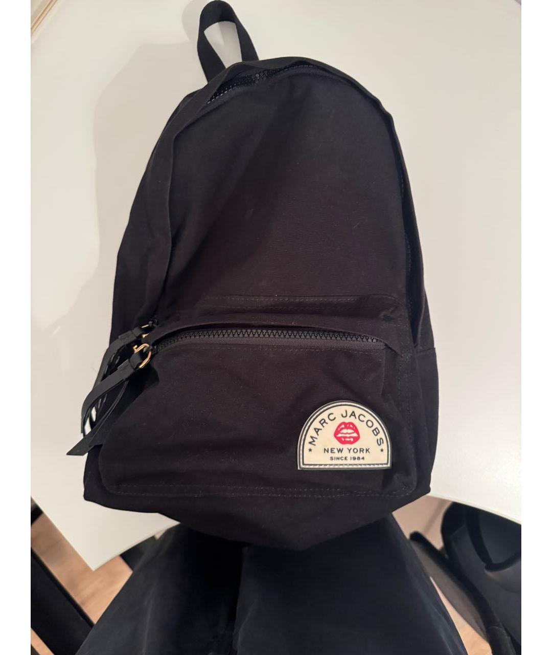 MARC JACOBS Черный тканевый рюкзак, фото 5