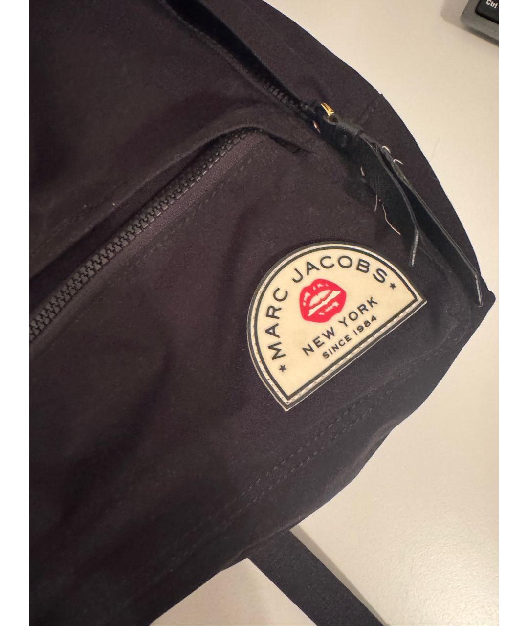 MARC JACOBS Черный тканевый рюкзак, фото 4