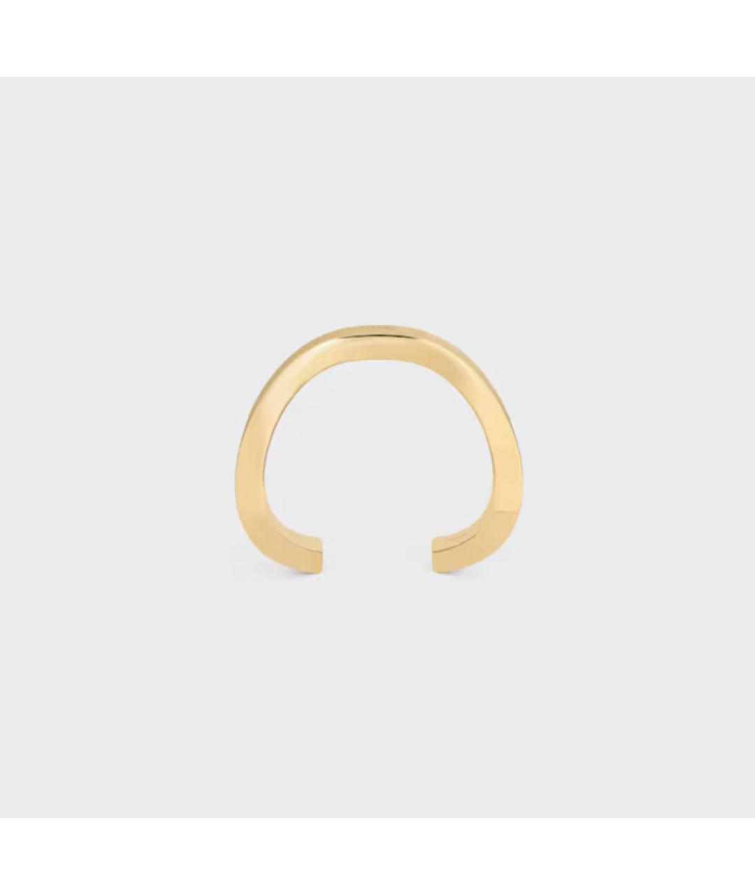 CELINE Золотой латунный браслет, фото 5