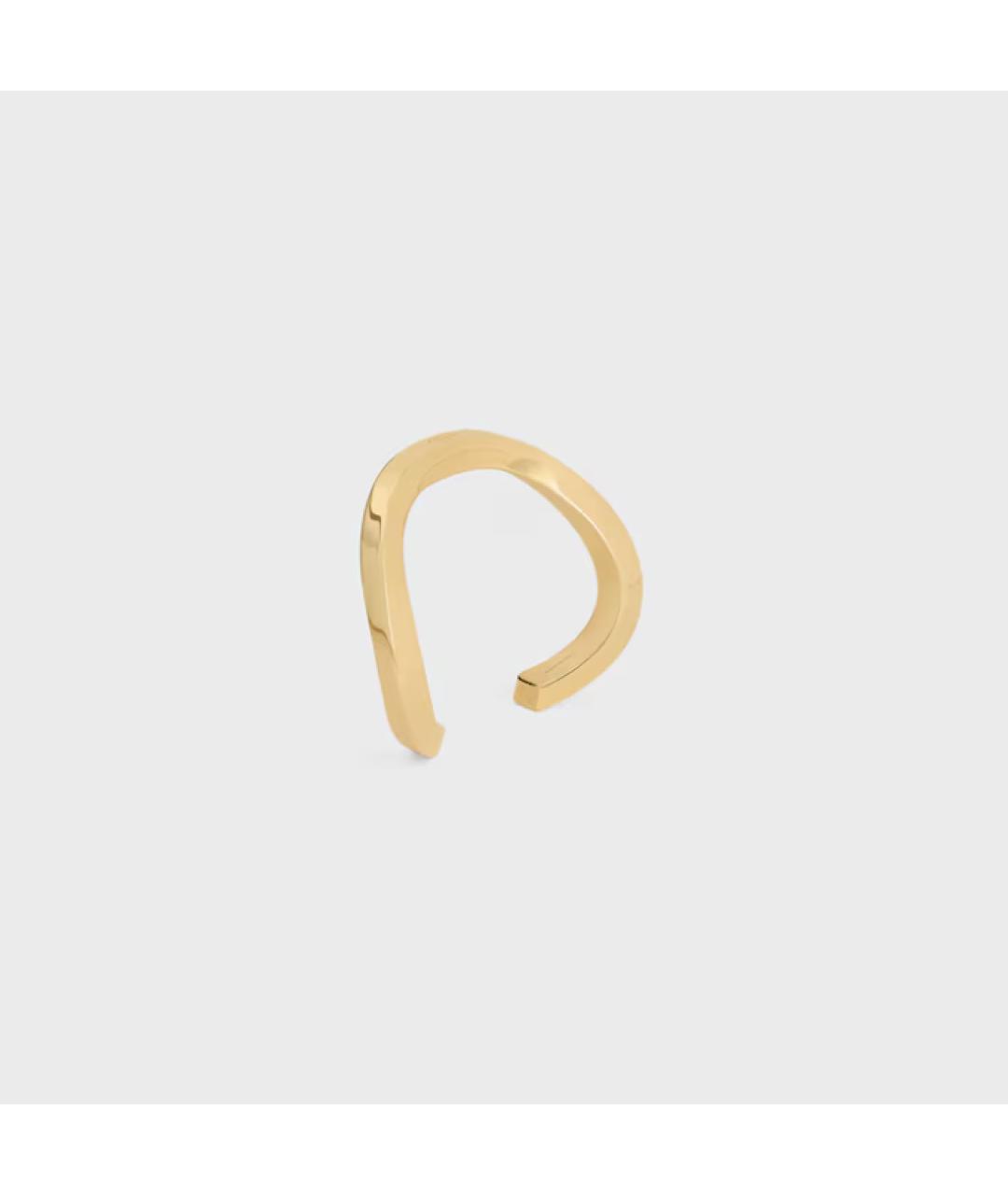 CELINE Золотой латунный браслет, фото 2