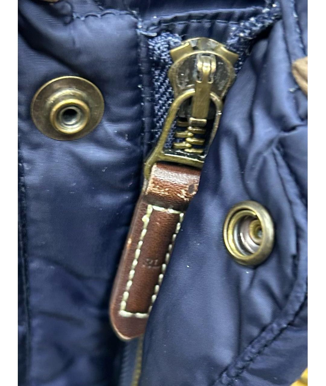 POLO RALPH LAUREN Темно-синяя полиэстеровая куртка, фото 7