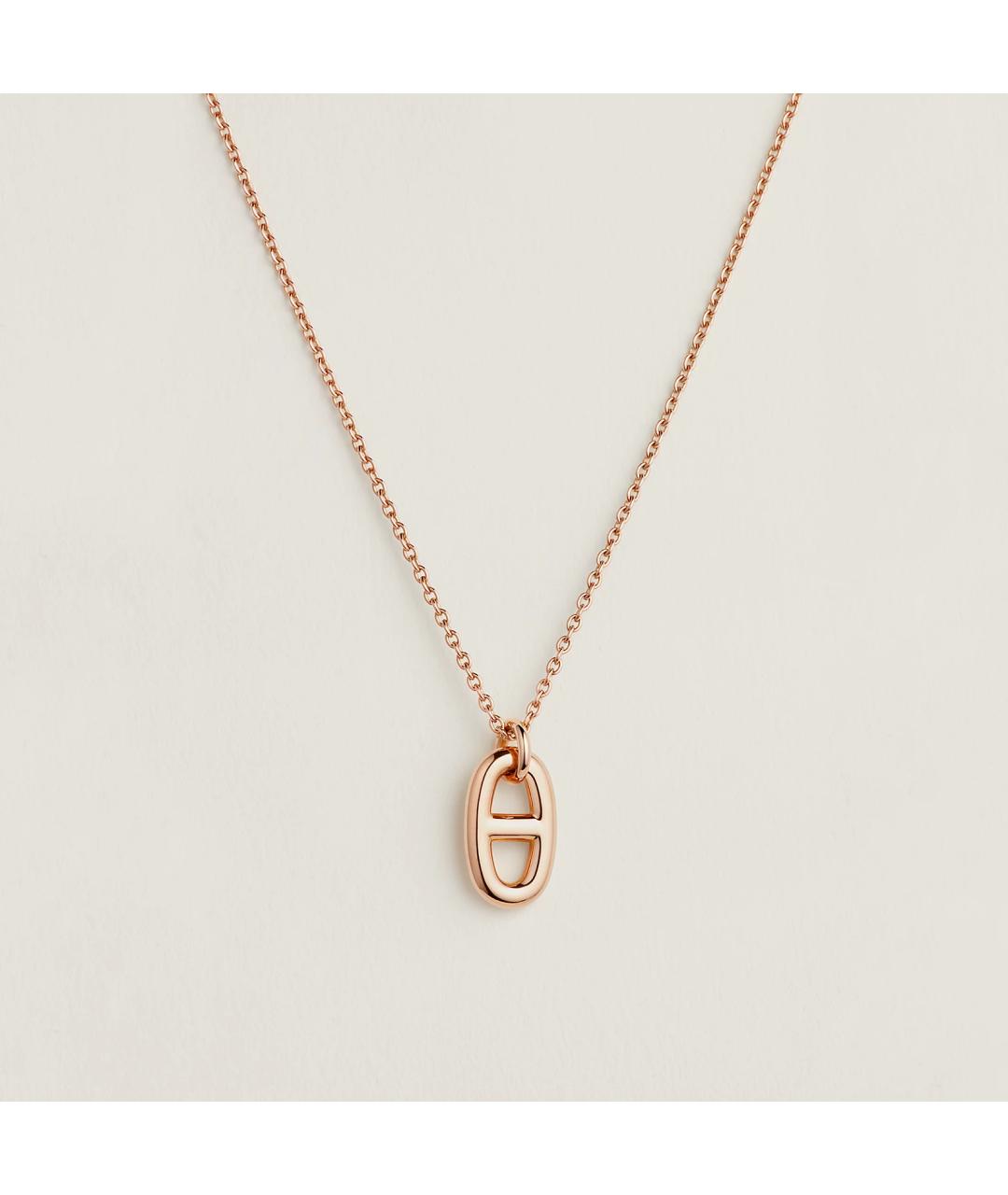 HERMES Золотая подвеска из розового золота, фото 3