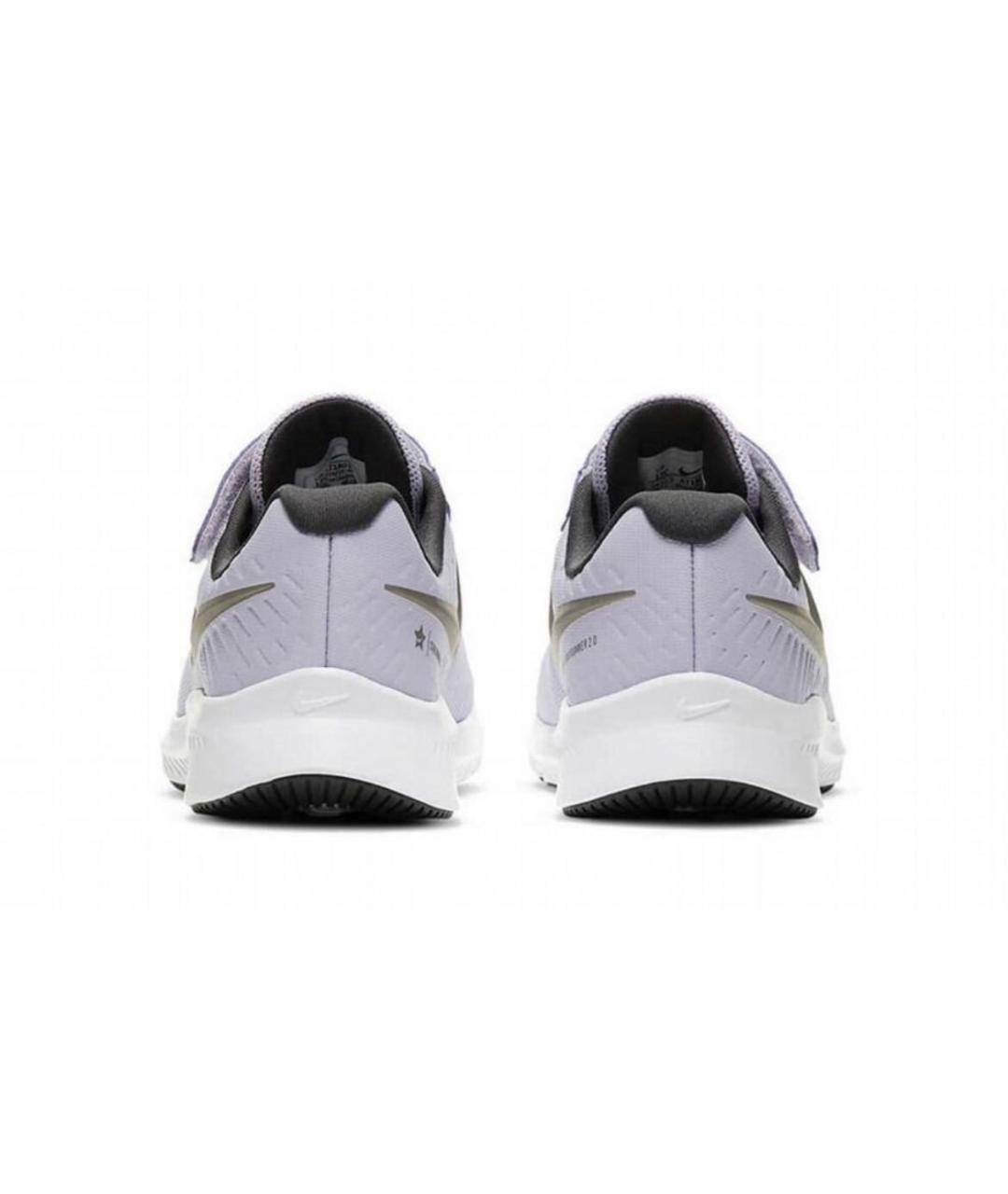 NIKE KIDS Фиолетовые текстильные кеды, фото 4