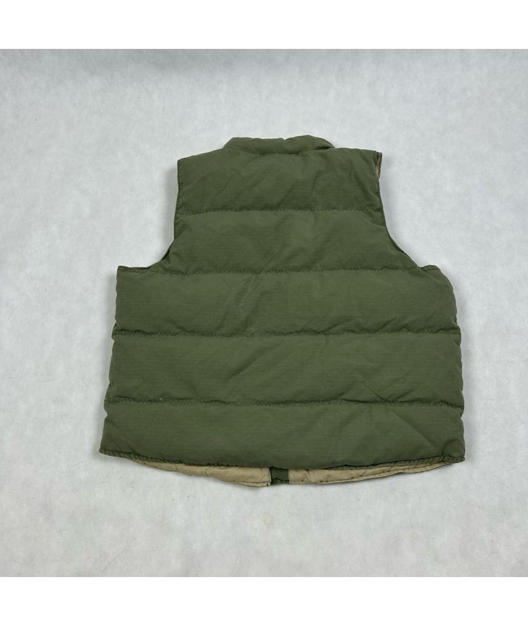 RALPH LAUREN DENIM & SUPPLY Хаки хлопковый жилет, фото 2