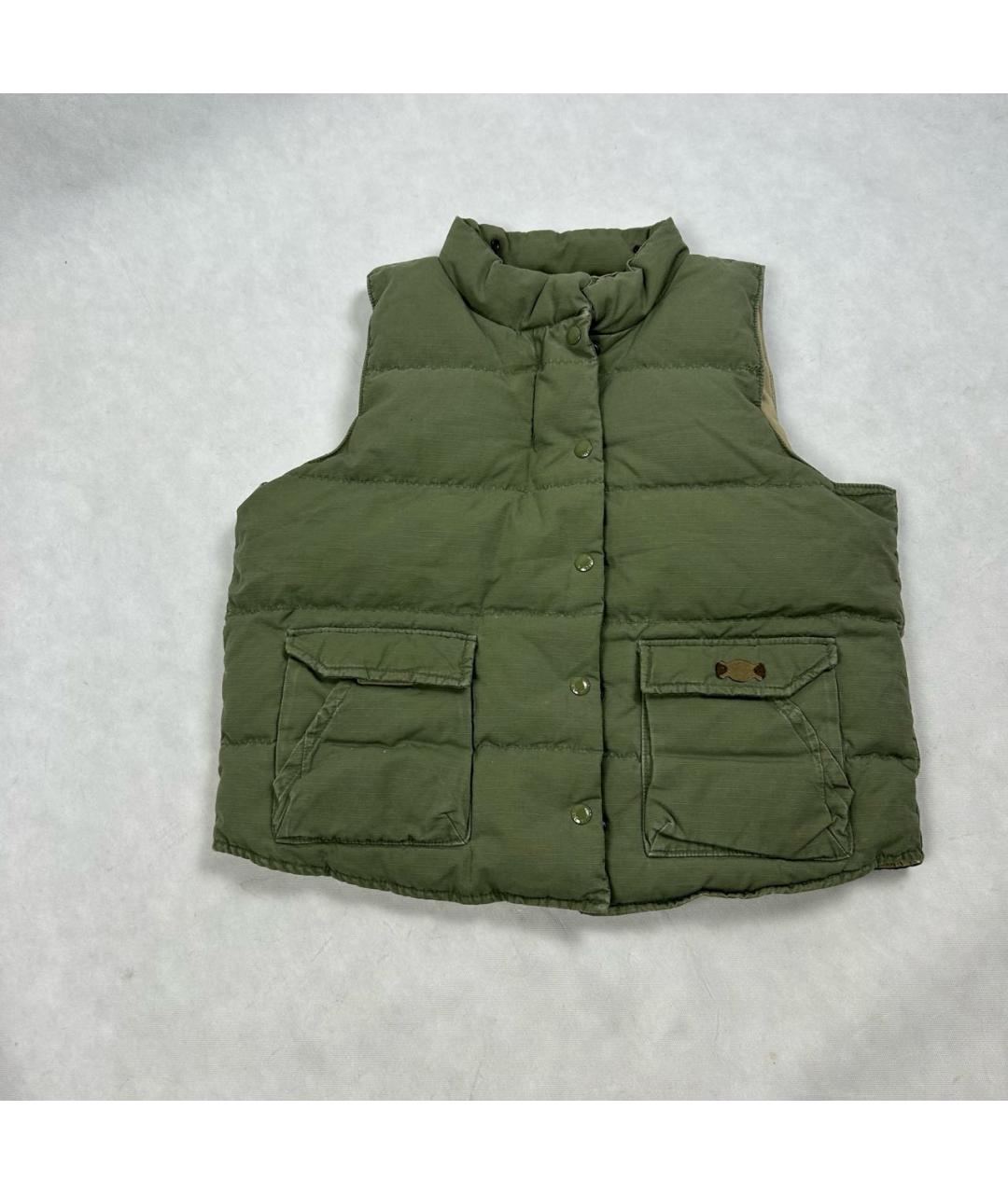 RALPH LAUREN DENIM & SUPPLY Хаки хлопковый жилет, фото 8