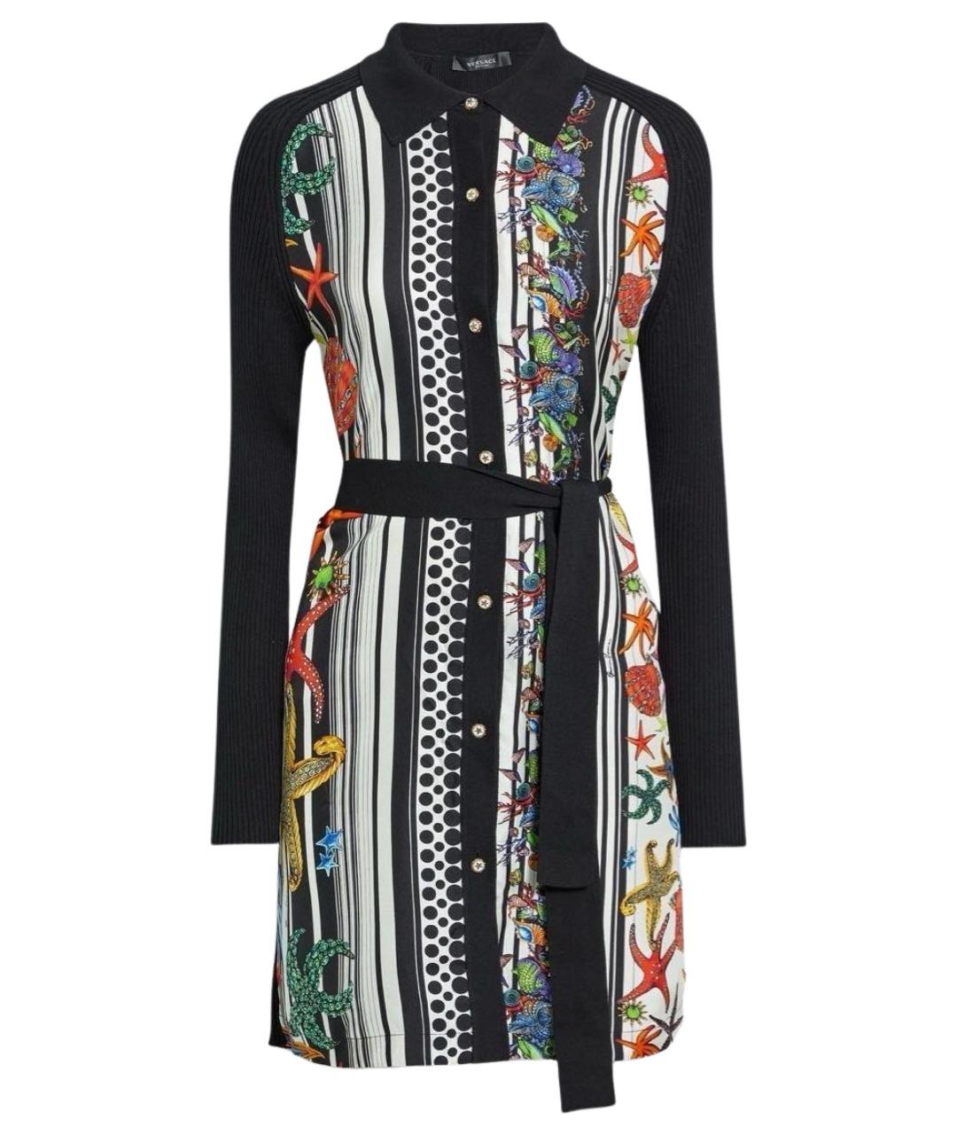 VERSACE Мульти коктейльное платье, фото 1