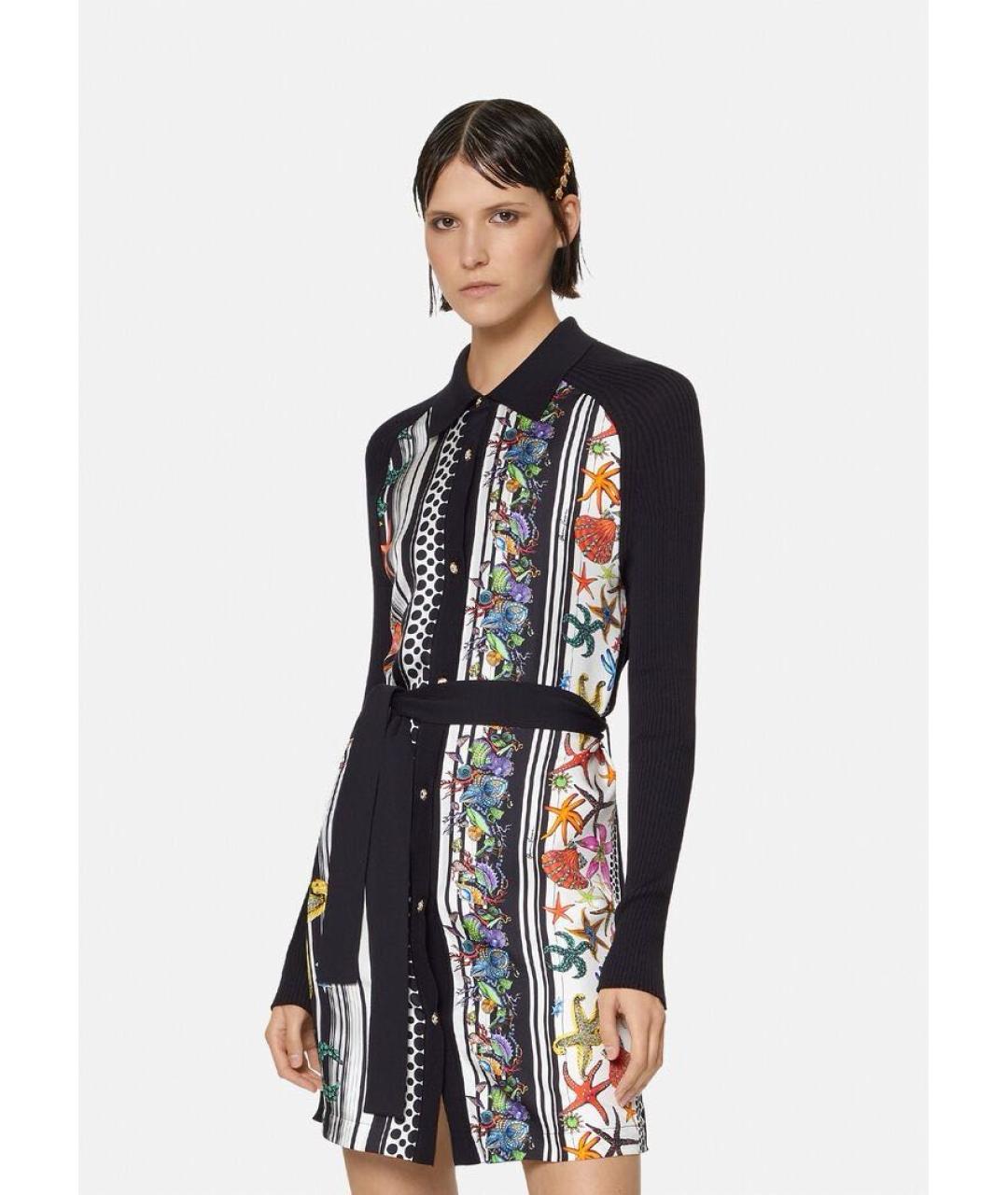 VERSACE Мульти коктейльное платье, фото 4