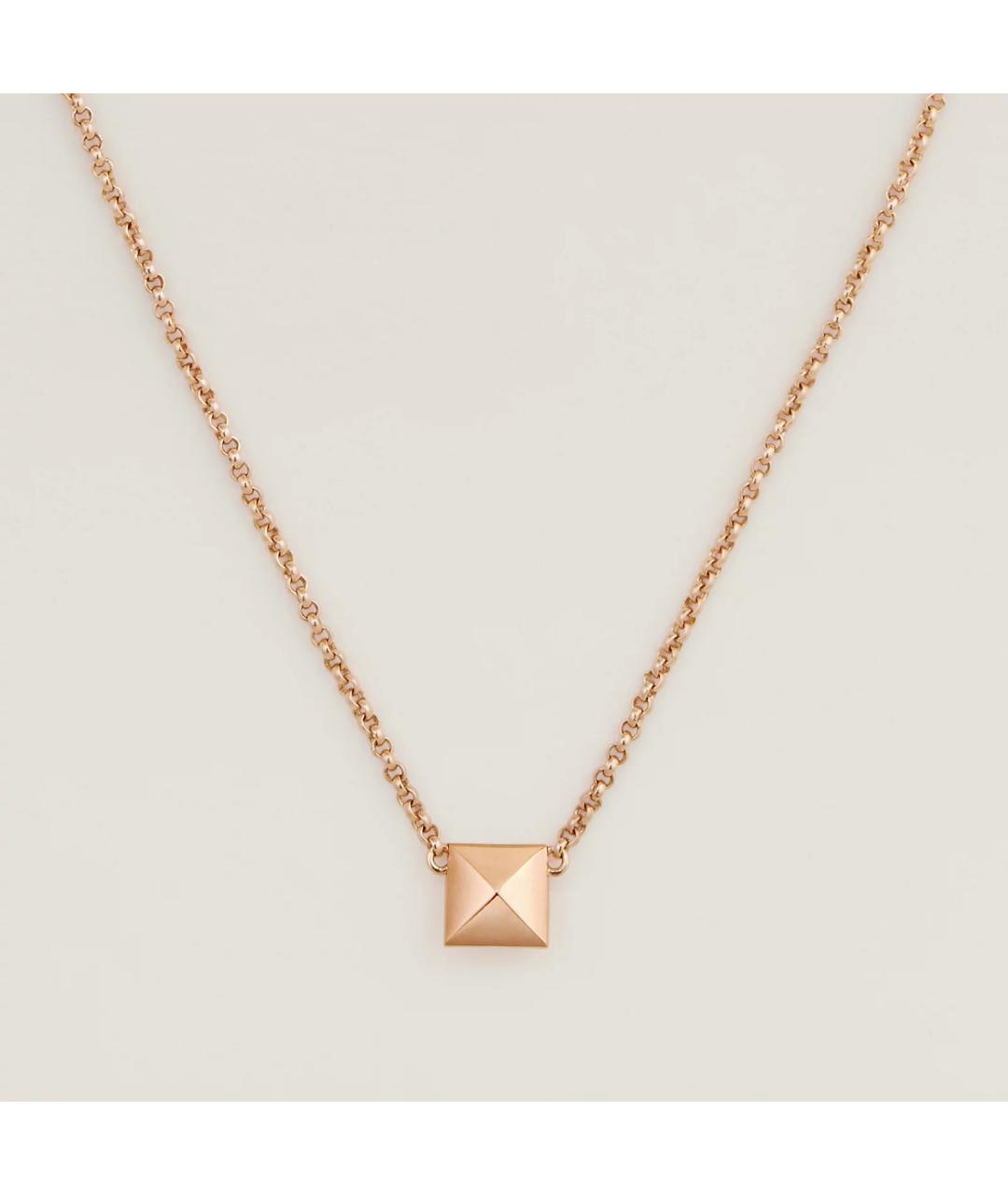 HERMES Золотая подвеска из розового золота, фото 3