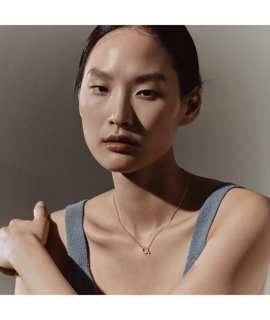 HERMES Золотая подвеска из розового золота, фото 2