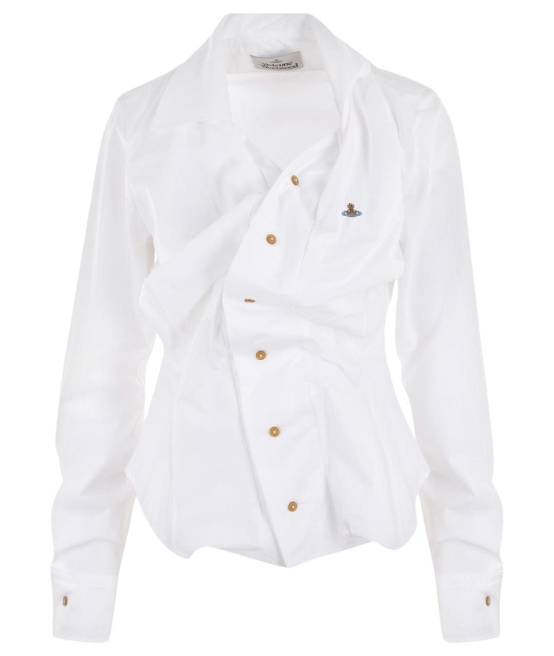VIVIENNE WESTWOOD Белая хлопковая рубашка, фото 1