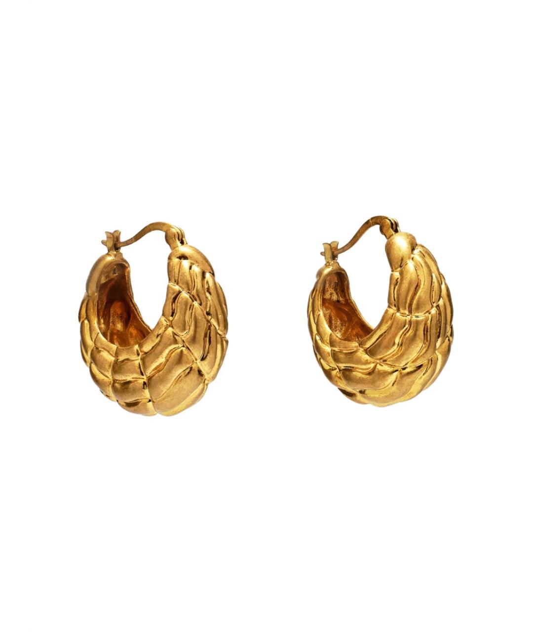 CULT GAIA Золотые металлические серьги, фото 2