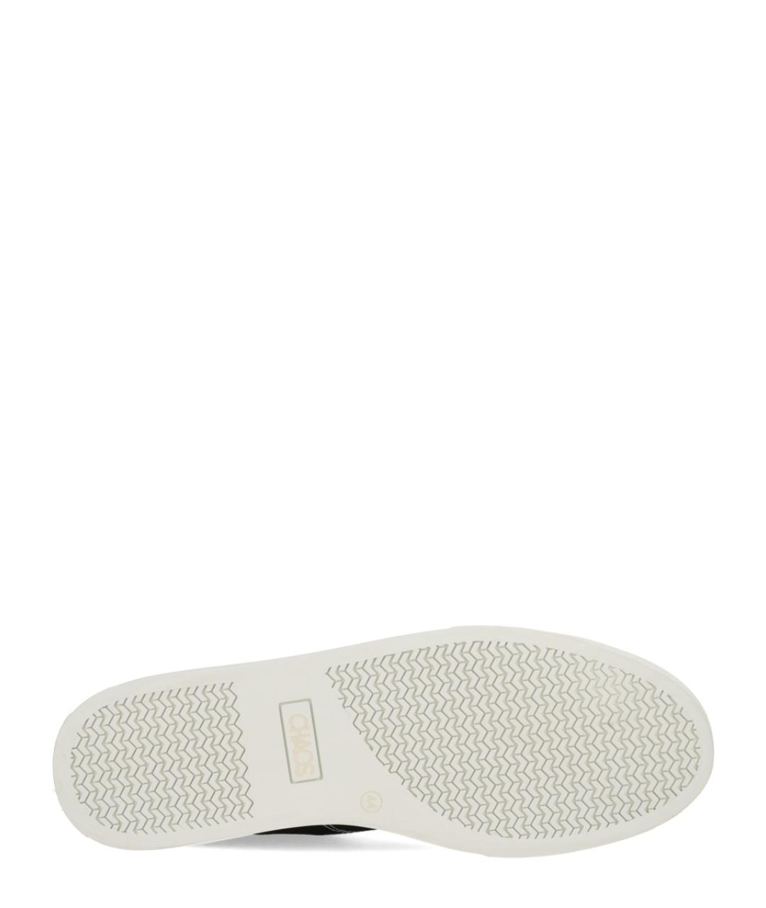 VIVIENNE WESTWOOD Черные текстильные высокие кроссовки / кеды, фото 5