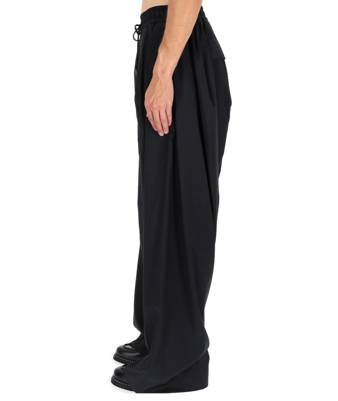 VIVIENNE WESTWOOD Черные шерстяные повседневные брюки, фото 4