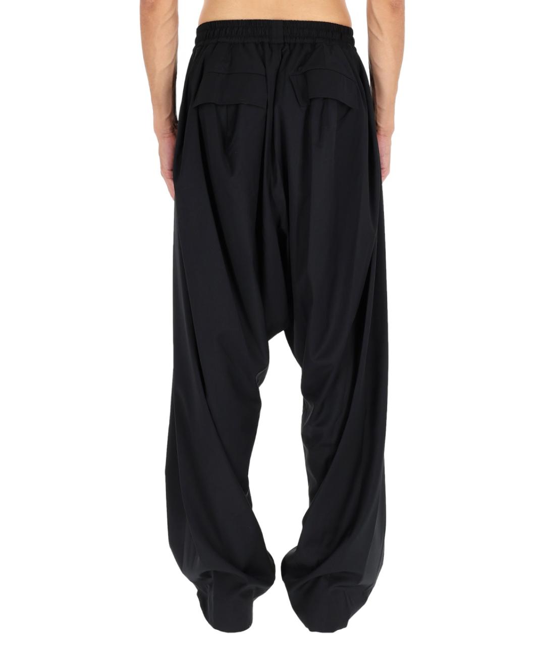 VIVIENNE WESTWOOD Черные шерстяные повседневные брюки, фото 3