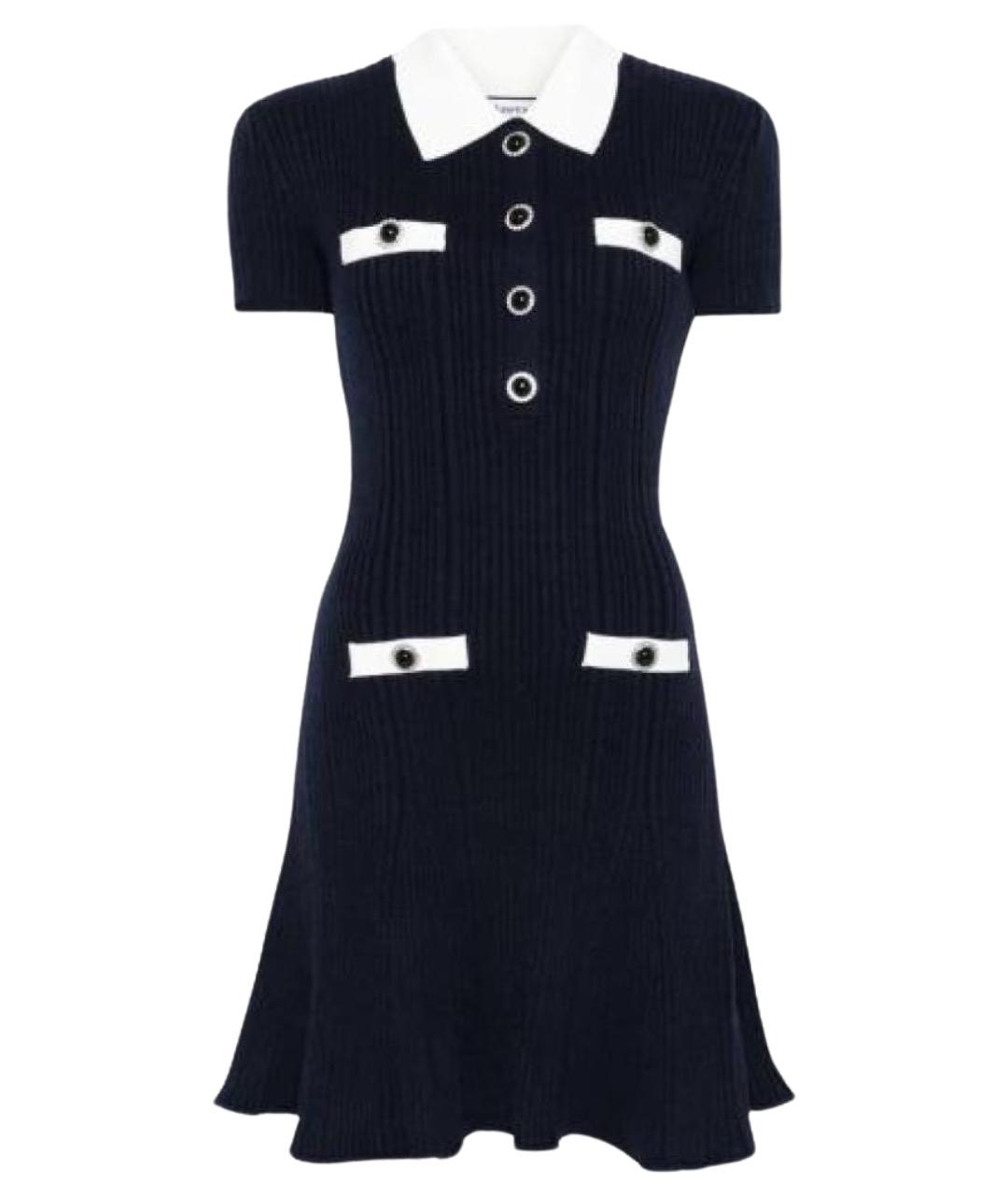 SELF-PORTRAIT Синее повседневное платье, фото 1