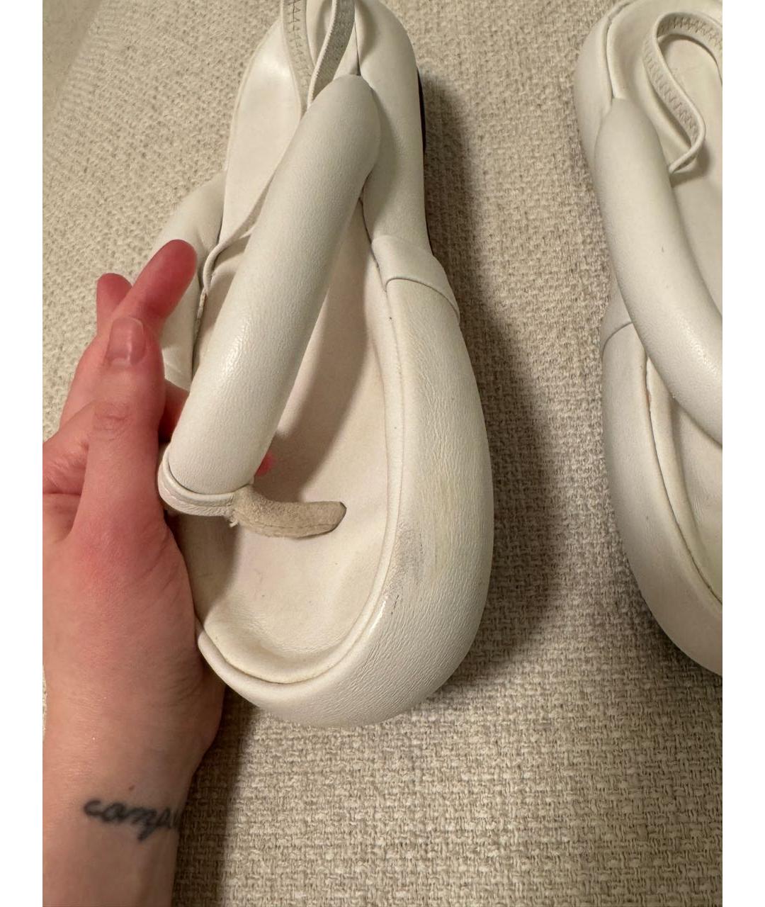 ISABEL MARANT Белые шлепанцы, фото 5