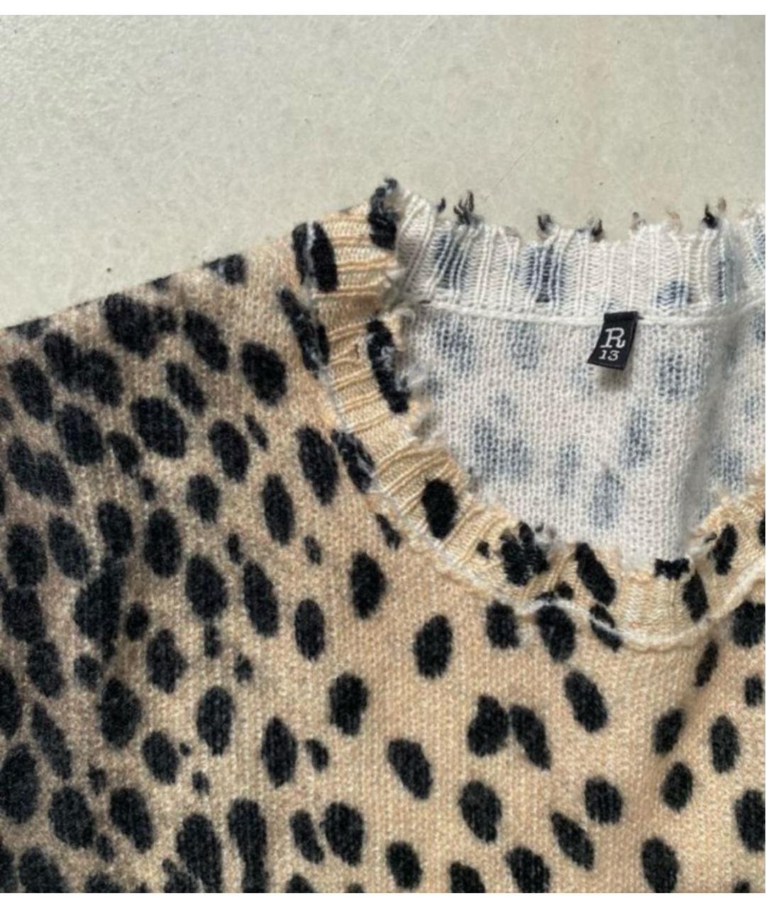 R13 Мульти кашемировый джемпер / свитер, фото 3