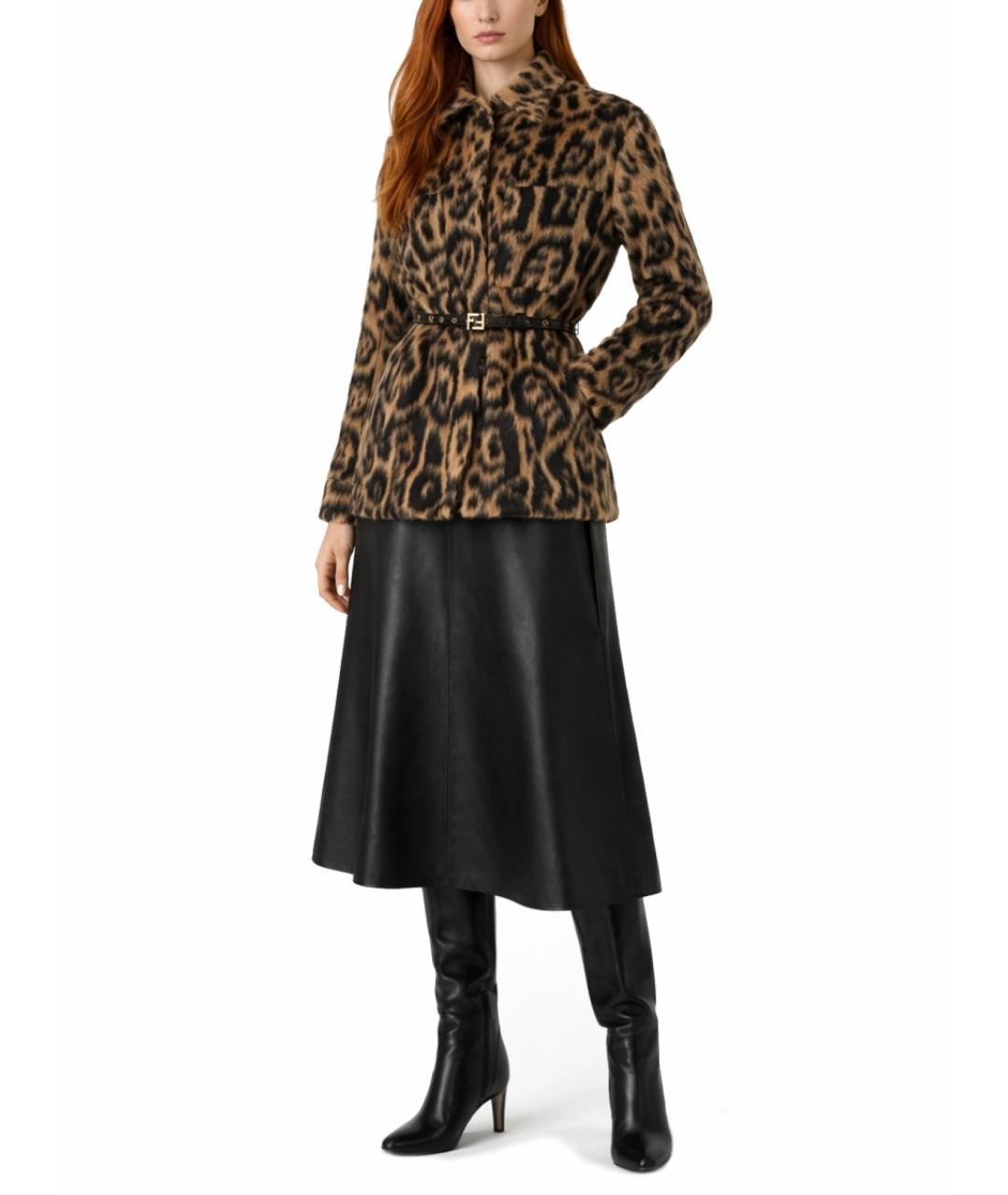 FENDI Мульти шерстяная куртка, фото 2