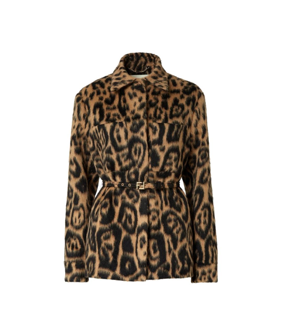 FENDI Мульти шерстяная куртка, фото 1