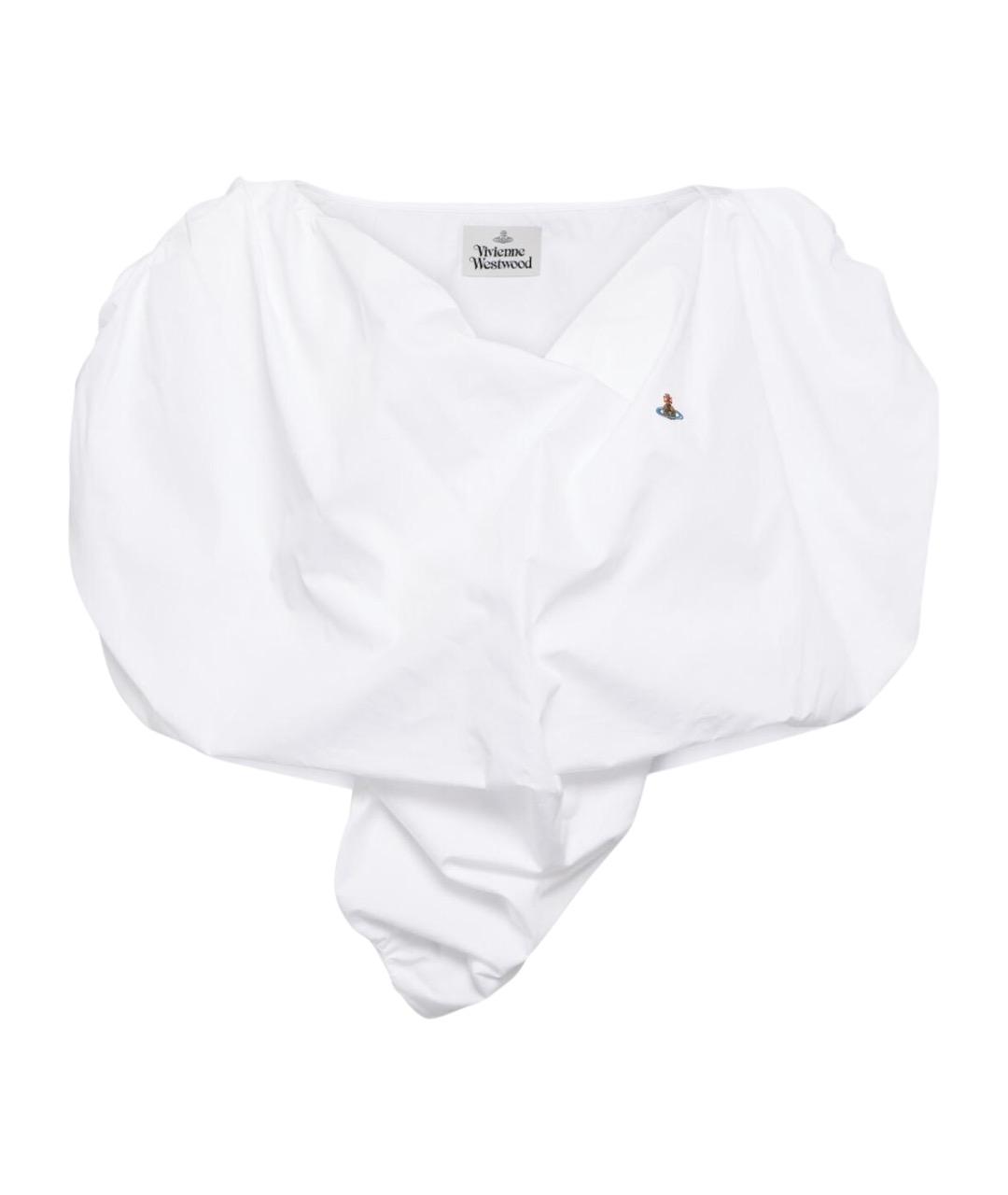VIVIENNE WESTWOOD Белая хлопковая блузы, фото 1
