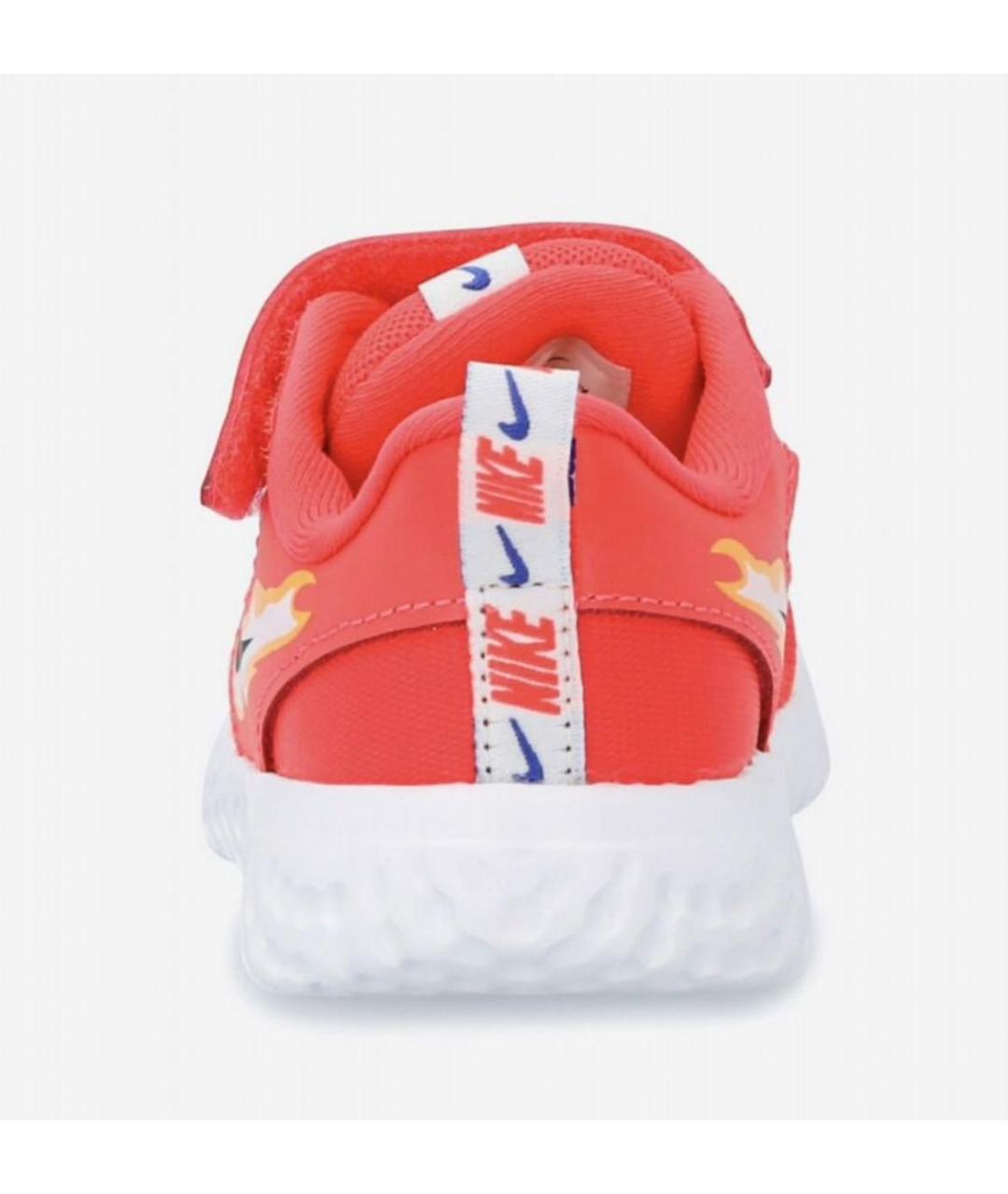 NIKE Красные синтетические кеды, фото 4