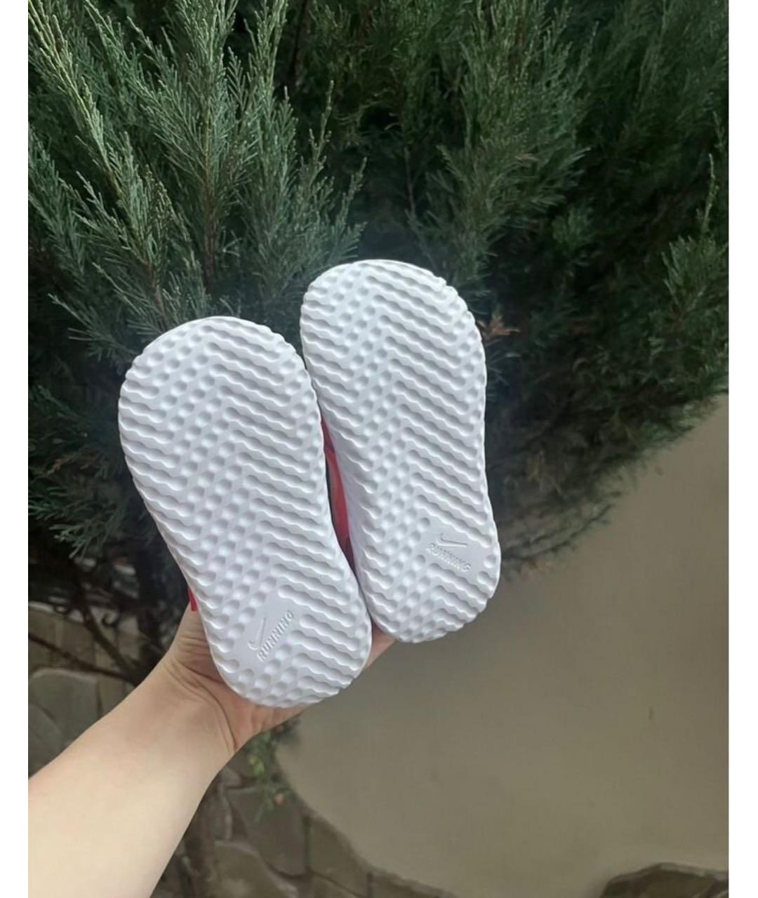 NIKE Красные синтетические кеды, фото 6