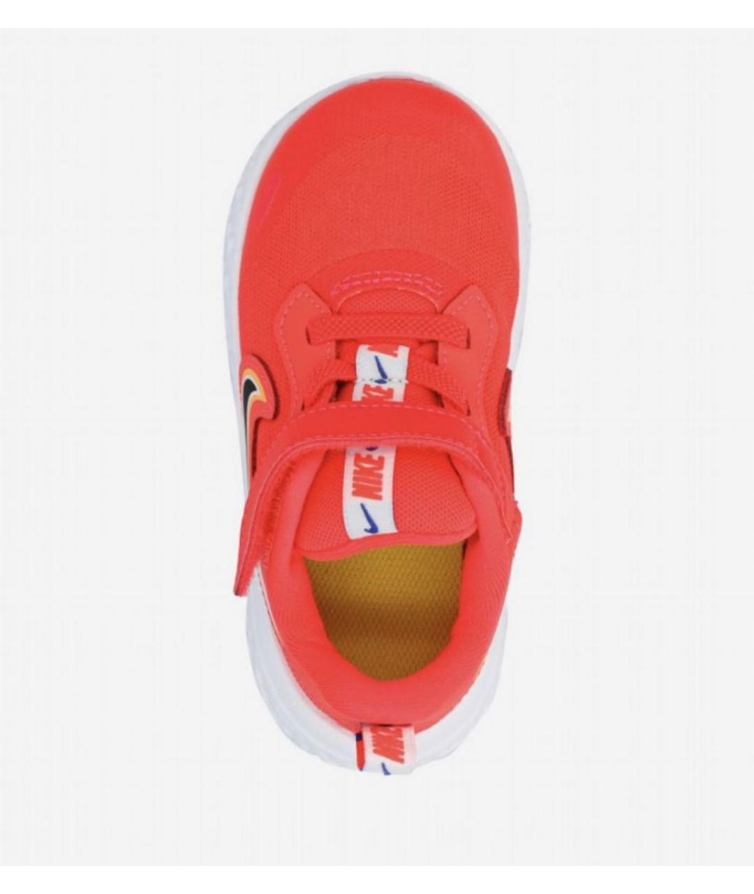 NIKE Красные синтетические кеды, фото 3