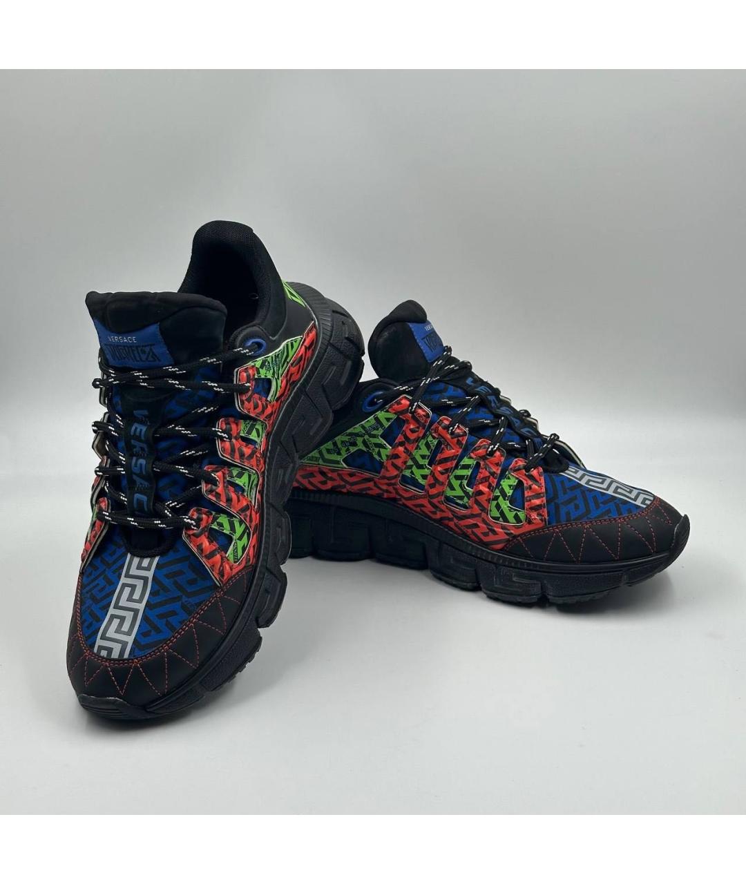 VERSACE Мульти низкие кроссовки / кеды, фото 4